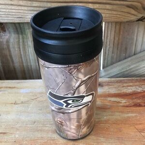 Seattle Seahawks & Realtree Collaboration Camouflage 14oz Acrylic Travel Tumbler